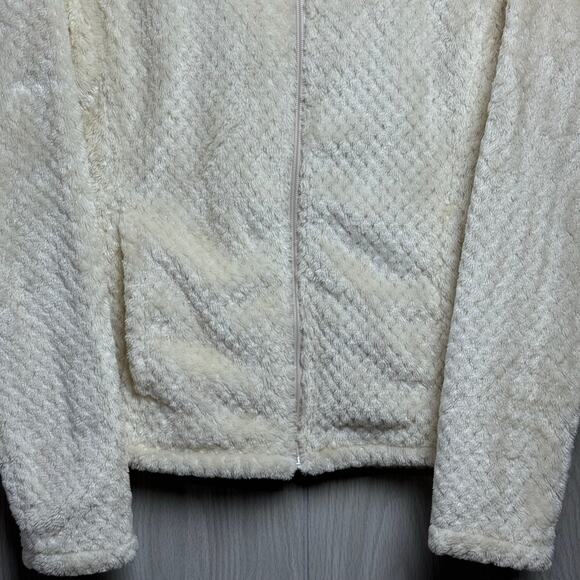 Columbia Fireside Sherpa Fleece Jacket Womens Size Small Chalk White Cozy Warm - Picture 3 of 13